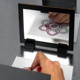 Image of person playing the mirror maze game