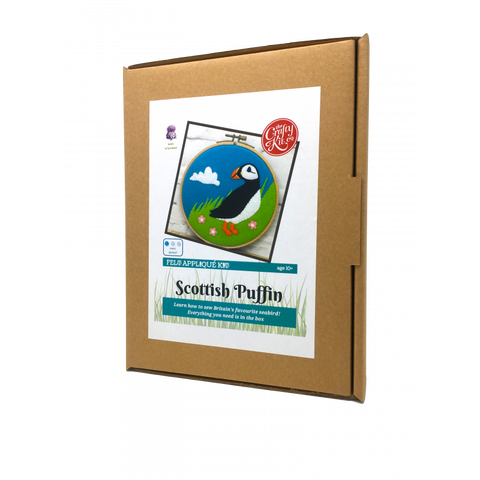 Scottish Puffin Appliqué Kit