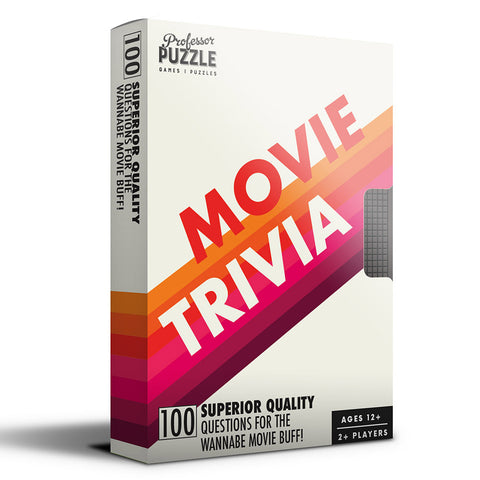 Mini Movie Trivia game for 2 players plus