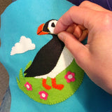 Scottish Puffin Appliqué Kit