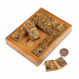 Image of the sliding map block puzzle with token