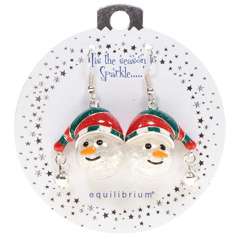 Xmas Fun Earrings Snowman