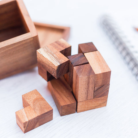 Soma Cube Wooden Puzzle