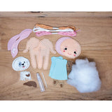 Sew Your Own Felt Doll & Puppy Kit