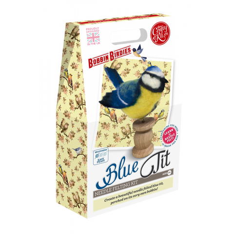 Bobbin Birdies Blue Tit Needle Felting Kit