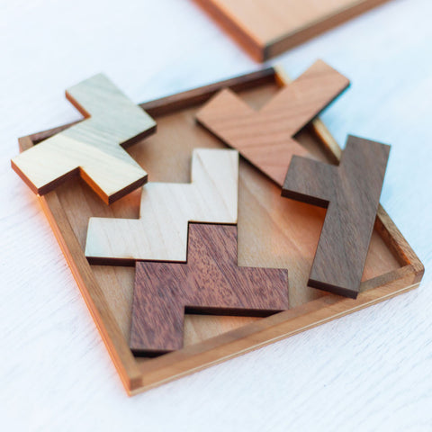 Five Fit Wooden Puzzle