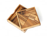 Tangram Seven Piece Wooden Puzzle